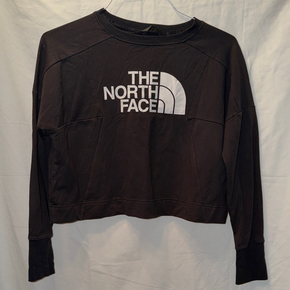 The North Face Womens Cropped Fitness Sweatshirt Size Xs - Picture 2 of 9